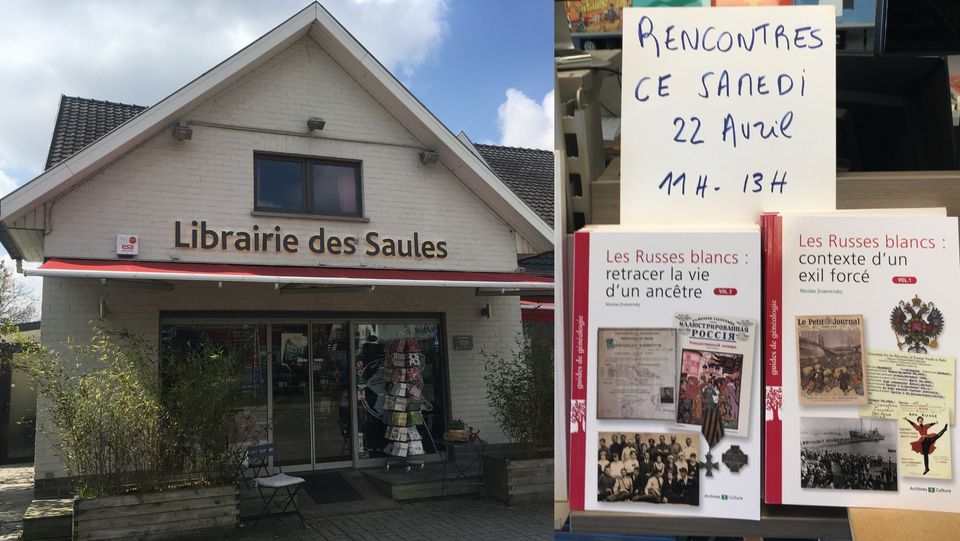 Rencontre avec Nicolas Znamensky à Ohain : séance de dédicaces.